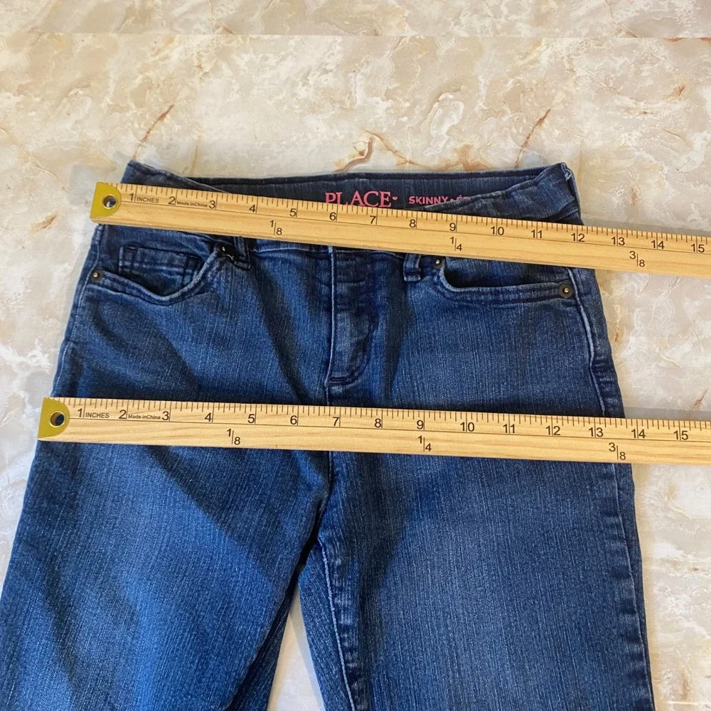 So & The Children's Place Denim Bundle Girls 12 Blue Shorts Jeans Skinny Stretch